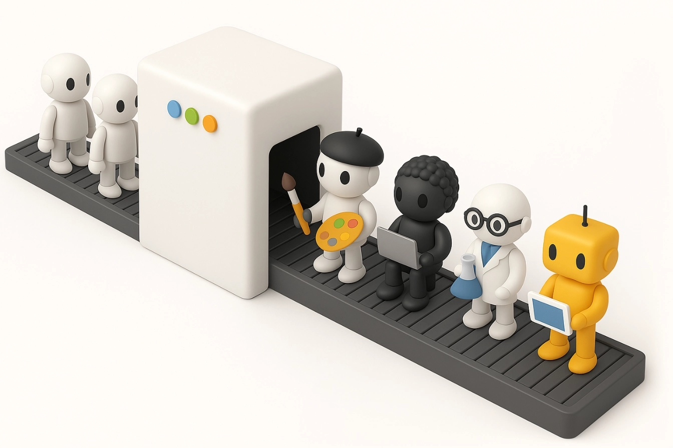 Visual representing specialized AI models